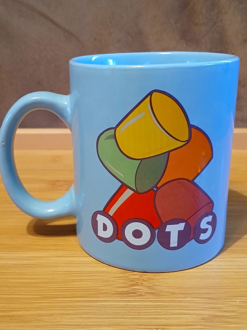 Loungefly Light Blue DOTS CANDIES Novelty Retro Coffee Mug Cup Collectible RARE